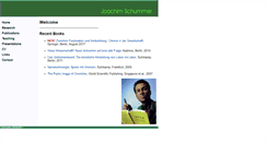 Desktop Screenshot of joachimschummer.net